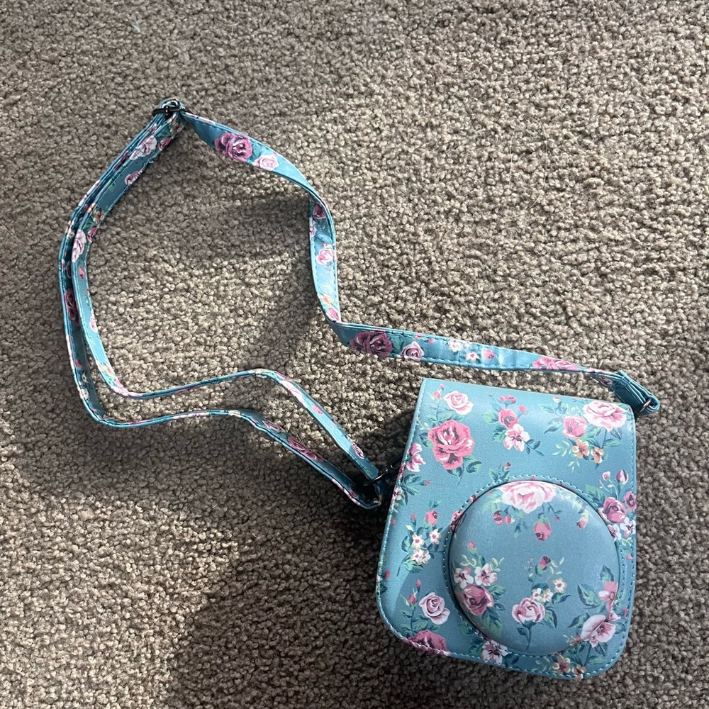 Green Floral Instax Mini 8 Camera Case – Gently Used